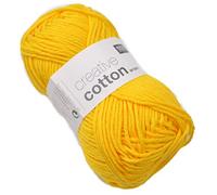 Rico Design Coton à Tricoter Creative Cotton Aran - Banane 68