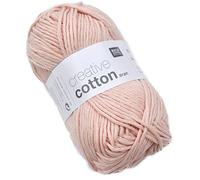 Rico Design Coton à Tricoter Creative Cotton Aran - Pastel Rose 02
