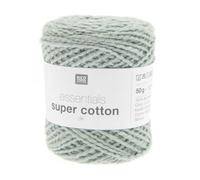 Rico Design Coton à Tricoter ou Crocheter Essentials Super Cotton DK Color : 20 Vert Sauge