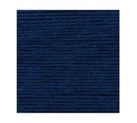 Rico Design Creative Cotton Aran Pelote de fil à crochet en coton Bleu marine (35) 85 m
