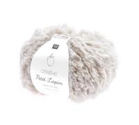 Rico Design Creative Petit Lapin super chunky 100 g - Couleur : 17 - Poussière - Pour surfaces en fourrure incroyablement douces