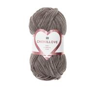 Rico Design Découvrez Le Confort et la Douceur de la Pelote Velours Creative Chenillove 100GR de Color : 12 Marron Brun