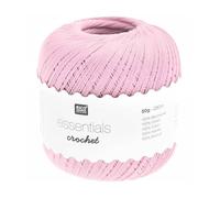 Rico Design Essentials Crochet, 100% Coton, Rose