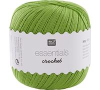 Rico Design Essentials Crochet, 100% Coton, Vert Clair