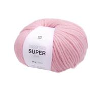 Pelote de laine à tricoter Essentials Super Aran - Rico Design 04 Rose - 04 Rose 04 Rose