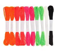 Rico Design Fil a broder en coton Set Fluo