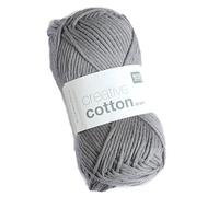 Rico Design - Fil à tricoter CREATIVE COTTON ARAN - Rico Design - Gris 28