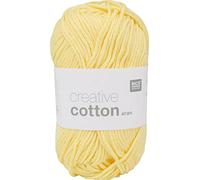 Rico Design - Fil à tricoter CREATIVE COTTON ARAN - Rico Design - Jaune 63