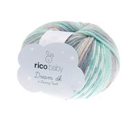 Rico Design Fil à Tricoter Rico Rico Baby Dream LUX Touch Color : 029 Vert Seaside