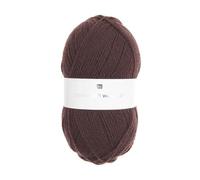 Fil de laine à tricoter Creative Soft Wool Aran - 100GR - Rico Design 032 Marron Moka - 032 Marron Moka 032 Marron Moka
