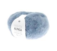 Rico Design Fil de Laine à Tricoter Fashion Alpaca Superfine Heavens Uni Color : 06 Bleu Aqua