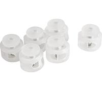 Rico Design Itoshii pack de 6 claps de cordon transparent