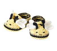 Rico Design Kit Crochet Baby Booties - Abeille de des Chaussons adorables pour Un bébé Tout en Douceur