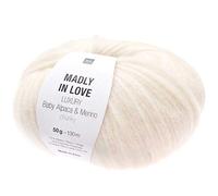 Rico Design Madly In Love Luxury Baby Alpaca & Merino Chunky Couleur 001 Crème Blanc