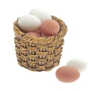 Rico Design Panier à œufs Miniature avec 8 œufs pour Le Monde des lutins