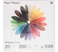 Origami Basic - 200 feuilles - 20 couleurs Multicolore G