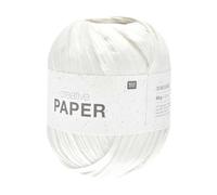 Rico Design Pelote Creative Paper Le Fil Idéal pour Vos Créations en Papier. Color : 01 Blanc
