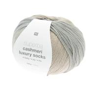 Rico Design Pelote de Laine à Chaussettes Superba Cashmeri Luxury Socks 4 Fils - 100g Douceur et Luxe pour Vos Pieds