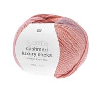 Rico Design Pelote de Laine à Chaussettes Superba Cashmeri Luxury Socks 4 Fils - 100g Douceur et Luxe pour Vos Pieds