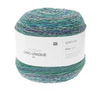 Pelote de laine à tricoter Creative Chic Unique DK - 200GR - Rico Design 011 Bleu Ocean - 011 Bleu Ocean 011 Bleu Ocean