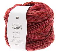 Rico Design Pelote de Laine Creative Melange Aran Wonderball - 200 GR