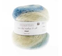 Rico design - Pelote Essentials super kid mohair loves silk print eau