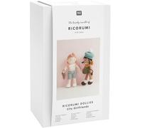 Rico Design Ricorumi Dollies City Girlfriend Kit de crochet 19 couleurs pour aiguilles 3,0-4,0