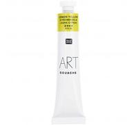 Rico Design Tube de 22 ml de gouache ART' Jaune Citron