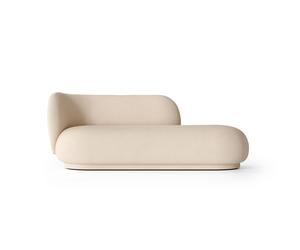 Rico Divan Brossé L Blanc Cassé