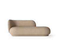 Ferm Living Chaise longue Divan Rico gauche Brossé sable