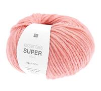 Rico Essentials Super Aran Pelote de laine épaisse pour aiguilles 5 fils à tricoter et à crocheter 50 g 100 m (17 saumon)
