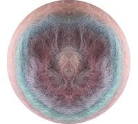 Rico Essentials Super Kid Mohair loves Silk Fb. 2 Air Fil à laçage arc-en-ciel en mohair et soie pour tricot et crochet, laine de dentelle 4,5 mm