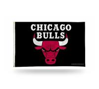 Rico Industries 0,9 x 1,5 m Bannière Simple Face avec œillets 0,9 m x 1,5 m Unisexe, Chicago Bulls, 3' x 5'