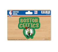 Rico Industries 4x6 Decal Autocollant STS 10,2 x 15,2 cm Unisexe, Boston Celtics
