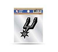 Rico Industries Autocollant NBA San Antonio Spurs Primary Logo 4x4, Couleur de l'équipe, la Taille de l'autocollant Peut Varier