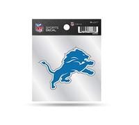 Rico Industries Autocollant NFL Detroit Lions Primary Logo 10 x 10 cm, couleur de l'équipe, la taille de l'autocollant individuel peut varier