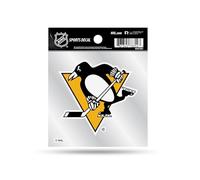 Rico Industries Autocollant NHL Pittsburgh Penguins Petit Style 8,9 x 11,4 cm, Couleur équipe