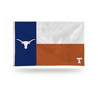 Rico Industries Bannière de drapeau NCAA Texas Longhorns de 91 x 152 cm - Pour intérieur ou extérieur - Décoration d'intérieur