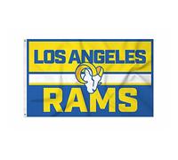 Rico Industries Drapeau de Football NFL Los Angeles Rams Bold 0,9 x 1,5 m - Intérieur ou extérieur - Décoration d'intérieur