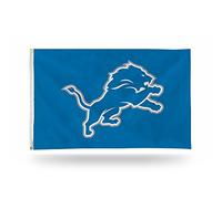 Rico Industries Drapeau de l'équipe NFL Detroit Lions de 1,5 m avec œillets, couleur de l'équipe, 91,4 x 1,5 m