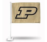 Rico Industries Drapeau de voiture NCAA Purdue Boilermakers avec mât inclus