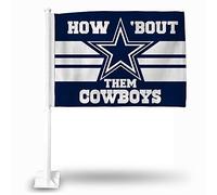 Rico Industries Drapeau de voiture unisexe Dallas Them Cowboys, multicolore, taille unique