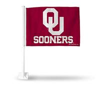 Rico Industries Drapeau de voiture unisexe Oklahoma University Sooners, multicolore, taille unique