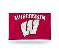 Rico Industries Drapeau du Wisconsin Badgers W - 9,5 x 1,5 m