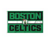 Rico Industries Drapeau NBA Basketball Boston Celtics Bold 91 x 152 cm - Pour intérieur ou extérieur - Décoration d'intérieur