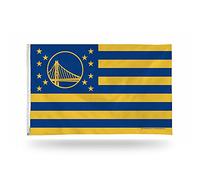 Rico Industries Drapeau NBA Golden State Warriors de 91 x 152 cm avec œillets