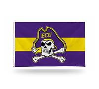 Rico Industries Drapeau NCAA East Carolina Pirates de 0,9 x 1,5 m - Simple face - Intérieur ou extérieur - Décoration d'intérieur faite