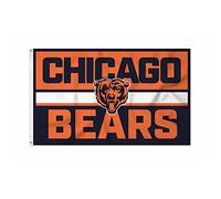 Rico Industries Drapeau NFL Football Chicago Bears Bold 0,9 x 1,5 m - Intérieur ou extérieur - Décoration d'intérieur