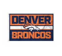 Rico Industries Drapeau NFL Football Denver Broncos Bold 91 x 152 cm - Intérieur ou extérieur - Décoration d'intérieur
