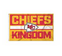 Rico Industries Drapeau NFL Football Kansas City Chiefs Bold 0,9 x 1,5 m - Intérieur ou extérieur - Décoration d'intérieur